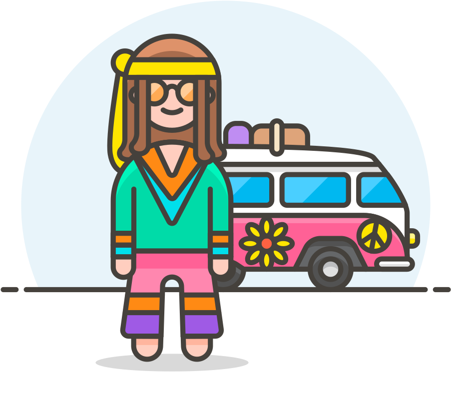 Download Svg Download Png - Icono Hippie Clipart (1024x1024), Png Download