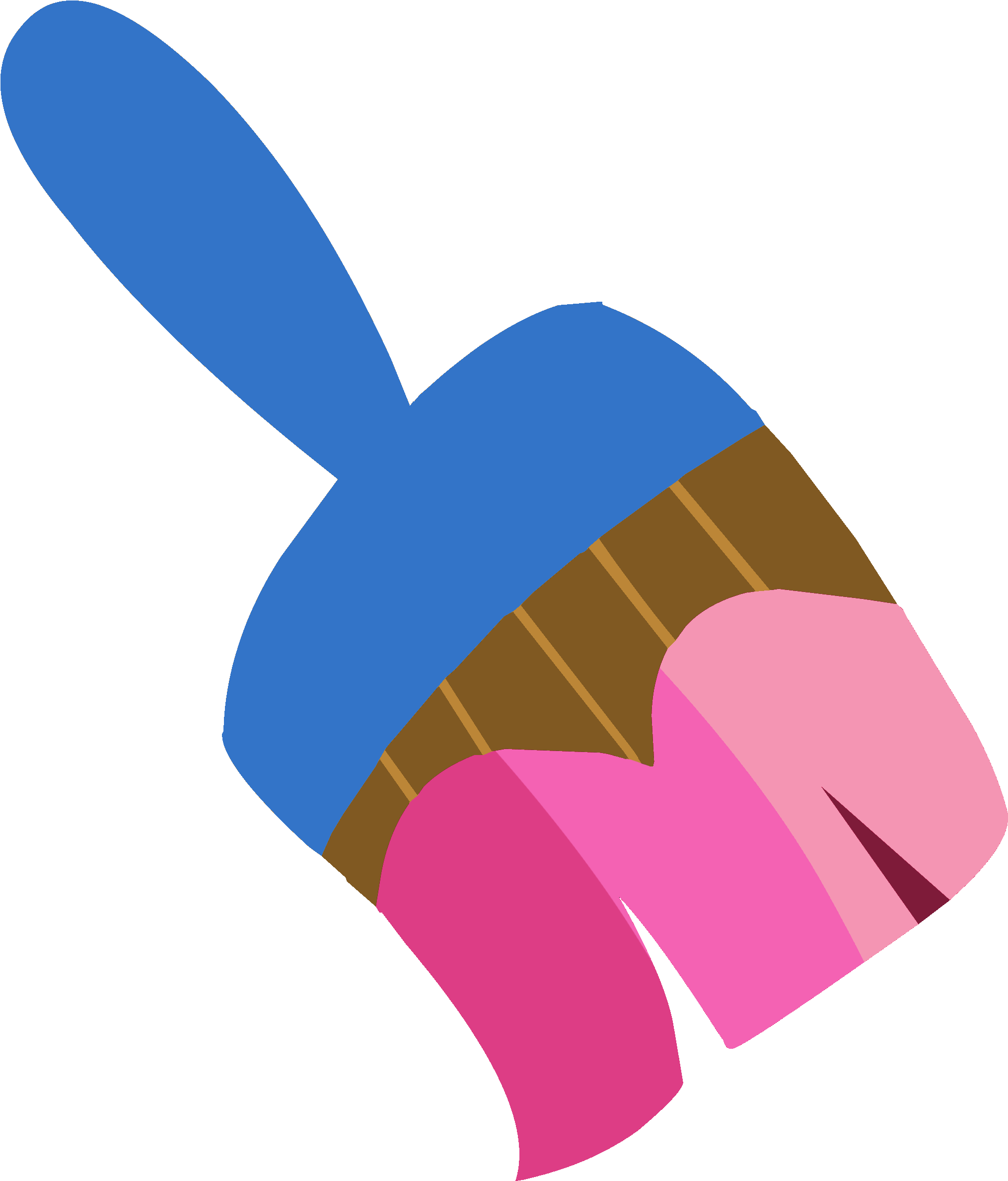 Midnight-soliloquy's Art - « - Paintbrush Clipart (2211x2527), Png Download