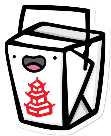 The Happiest Bear $3 - Cartoon Chinese Take Out Clipart (650x650), Png Download