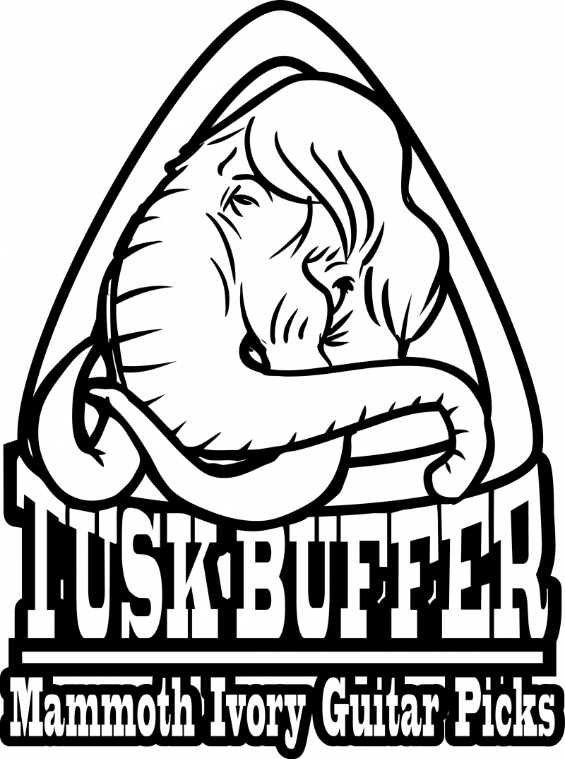 Tuskbuffer Makes The Most Amazing Guitar Picks Out - Mammoth Clipart (800x1074), Png Download