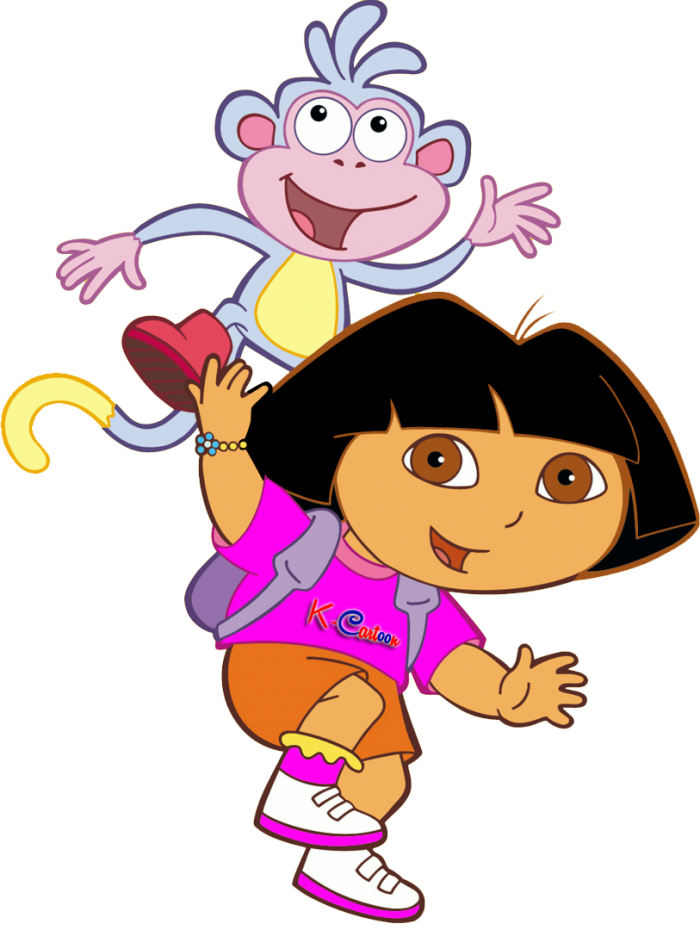Gambar Lucu Format Png - Desenho Da Dora Colorido Clipart (700x930), Png Download