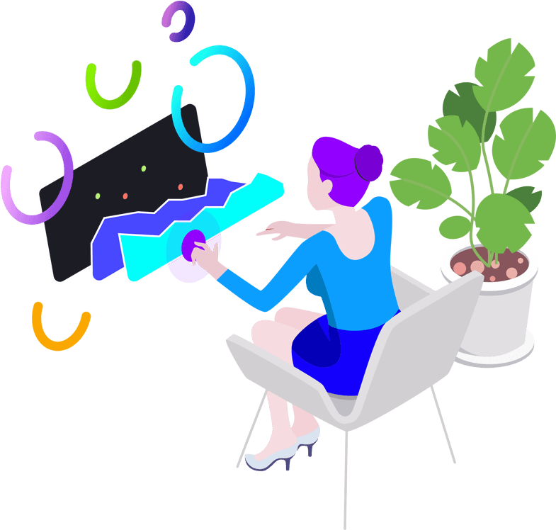 Drawing Of Accountant Using Hownow Workflow To Automate Clipart (809x872), Png Download