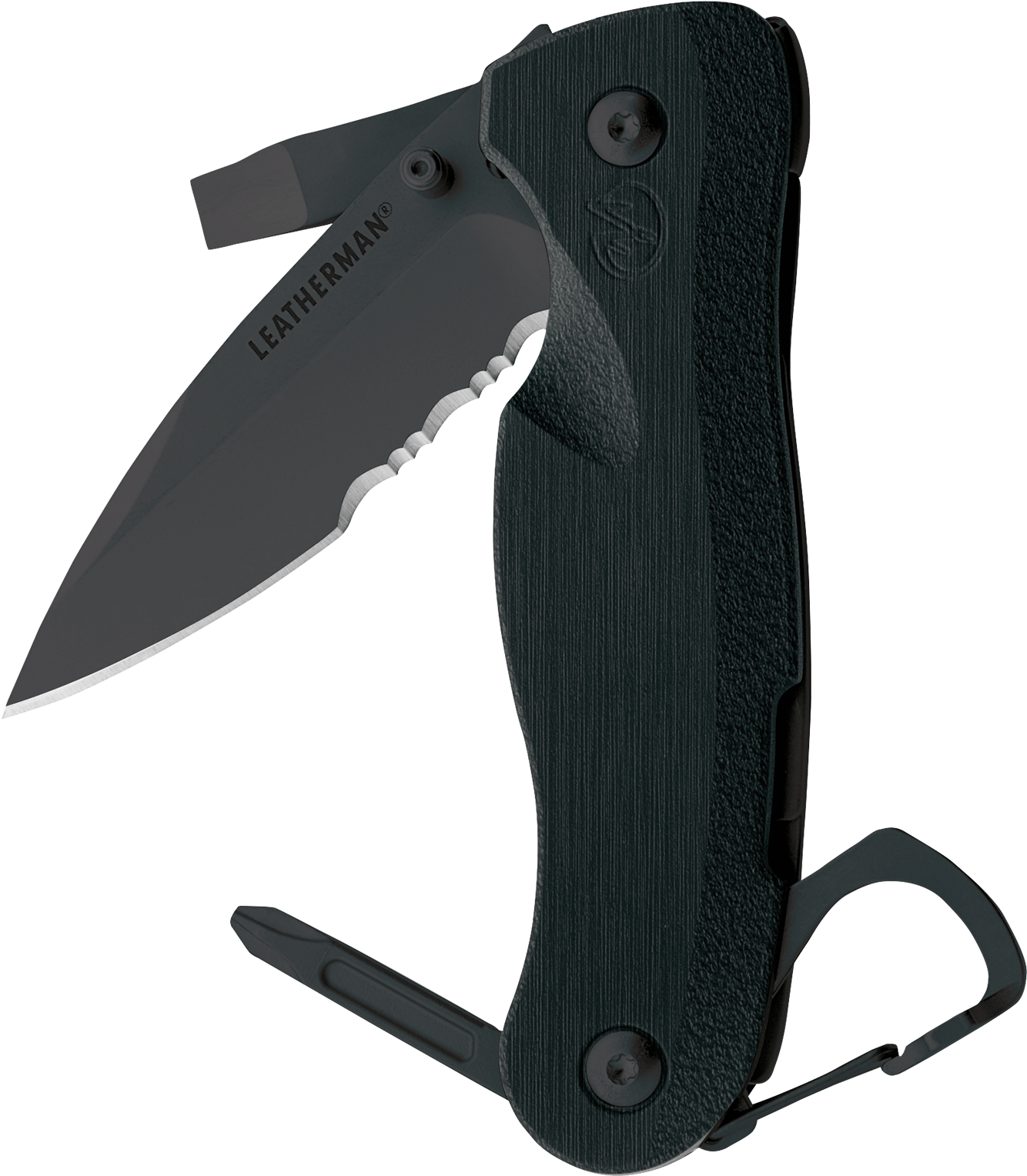 Crater C33tx Black Fanned - Leatherman Crater C33tx Black Clipart (2000x2000), Png Download