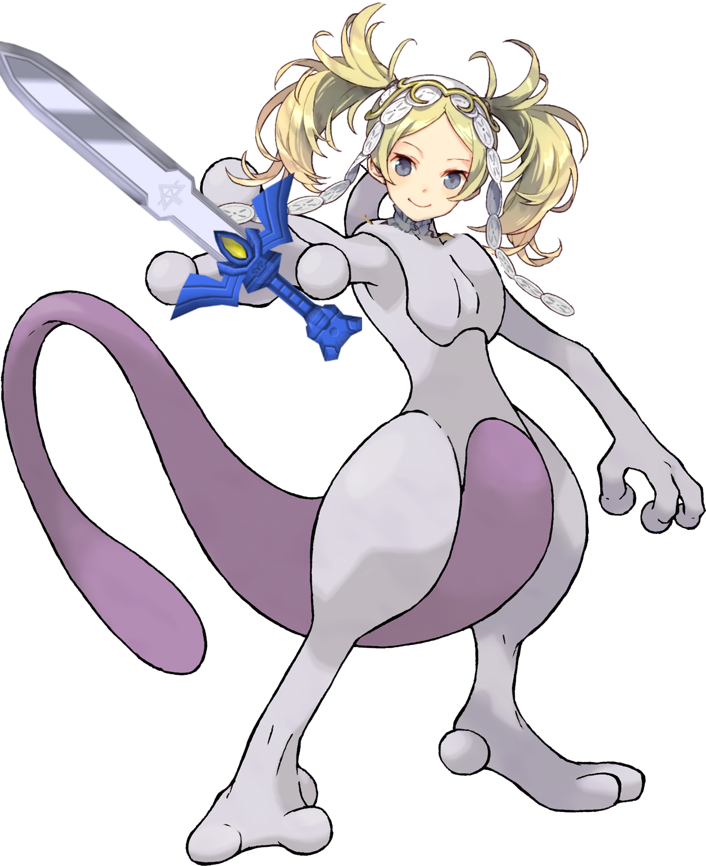 Fire Emblem Warriors Is Getting Really Lazy With It's - Mewtwo Pokemon Clipart (1400x1717), Png Download