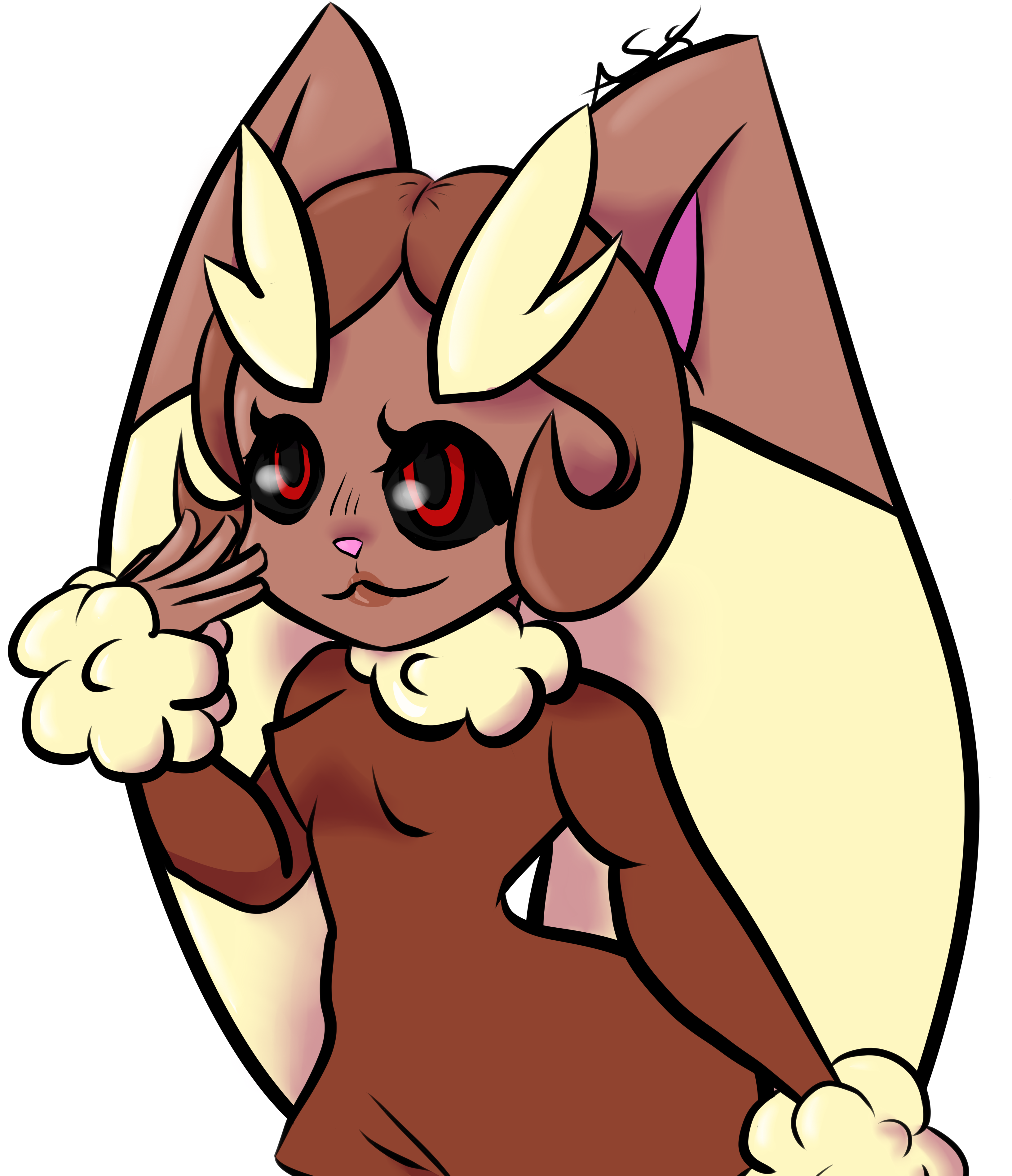 Marine Has A Big Crush On Her, So Cream Enjoys Teasing - Cartoon Clipart (3772x3833), Png Download