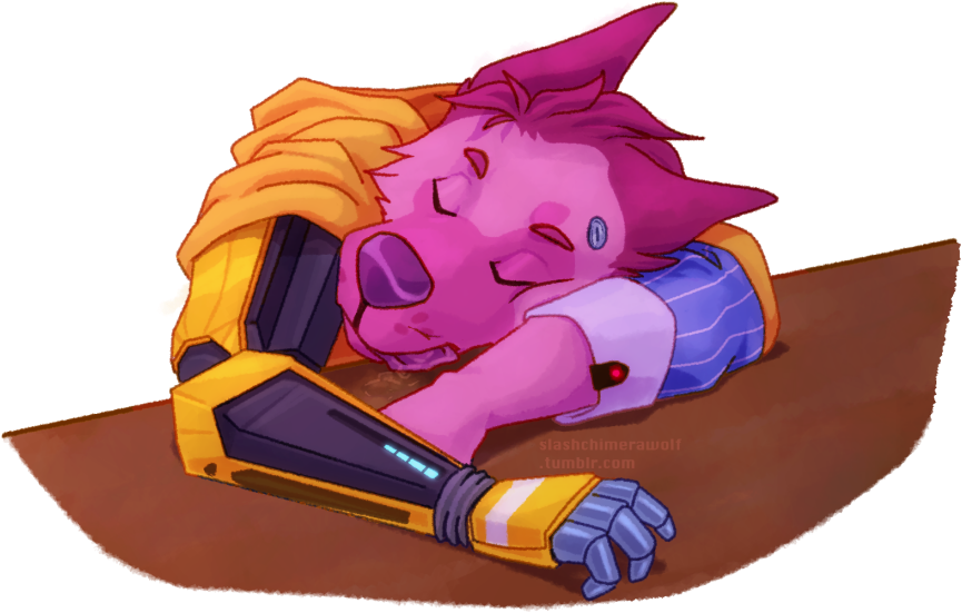 Napping - Cartoon Clipart (900x632), Png Download