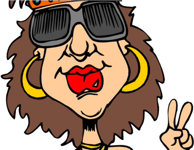 Hippie Clipart Rebellion - Peace Out Moving Cartoon - Png Download (640x480), Png Download