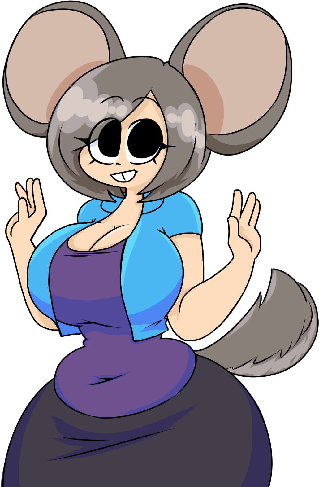 Soft Chinchilla - Cartoon Clipart (1280x1600), Png Download