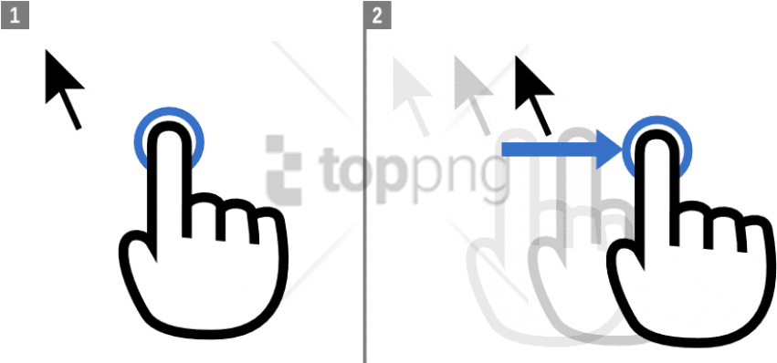 Free Png Download Drag And Drop Mouse Png Images Background - Mouse Drag And Drop Clipart (851x398), Png Download