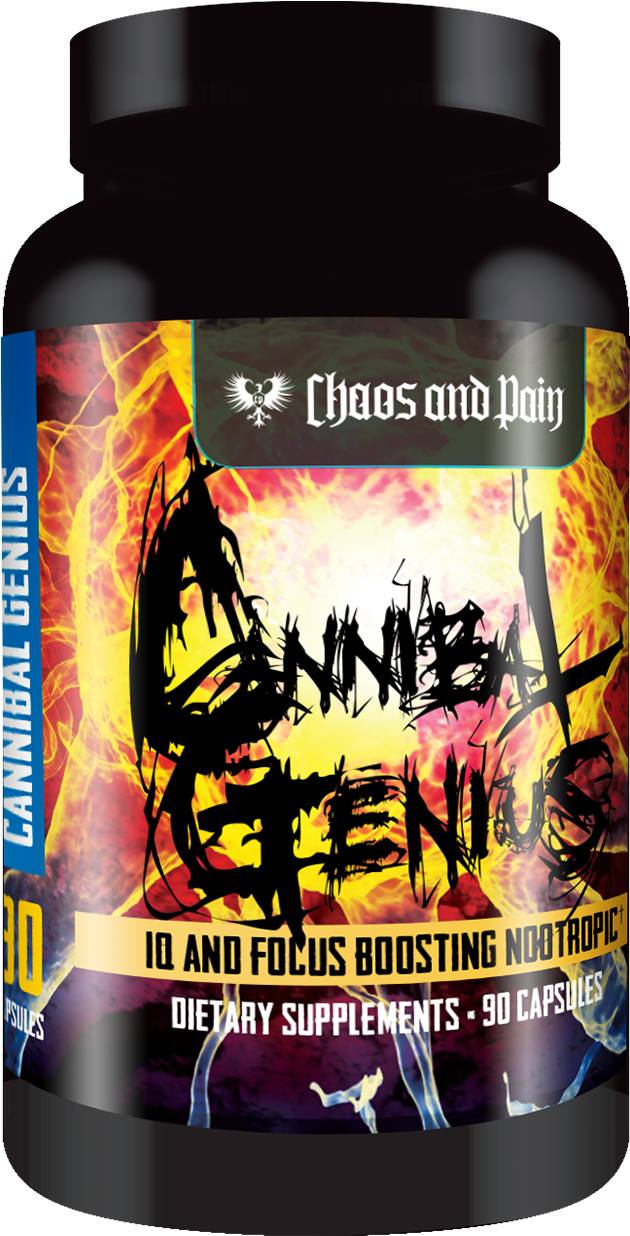 Cannibal Genius Nootropic - Chaos And Pain Cannibal Alpha Pct Clipart (1280x1280), Png Download