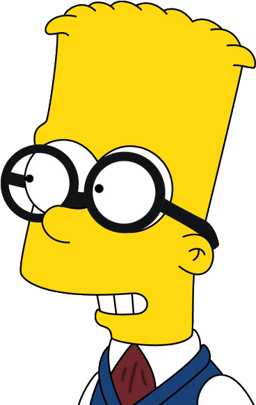 Bart Simpson Wearing Googles - Bart Simpson Clipart (600x600), Png Download