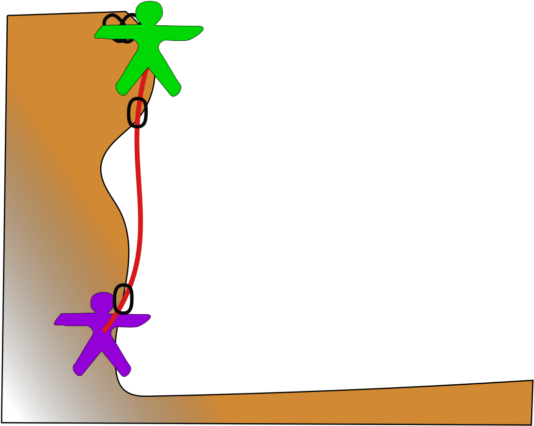Dessin Escalade Technique Progression 5 Corde Tendue - Climbing Clipart (1280x960), Png Download