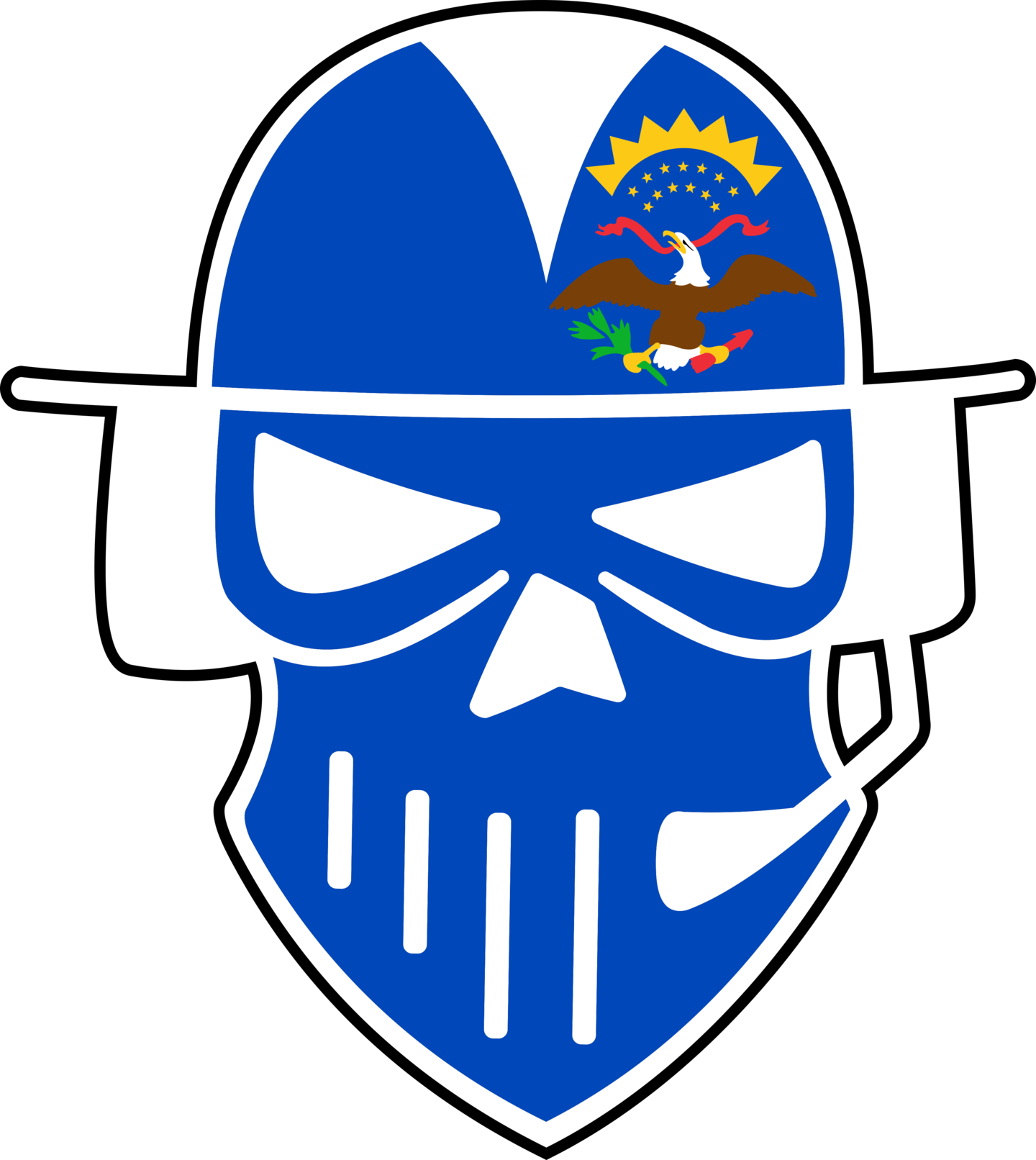 North Dakota Hard Hat Sticker Clipart (1440x1612), Png Download