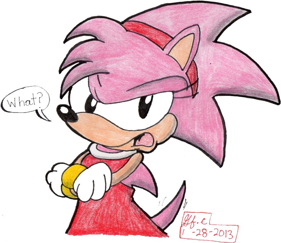 Amy The Hedgehog Free Amy Cliparts Download Free Clip - Amy Rose Annoyed - Png Download (951x841), Png Download