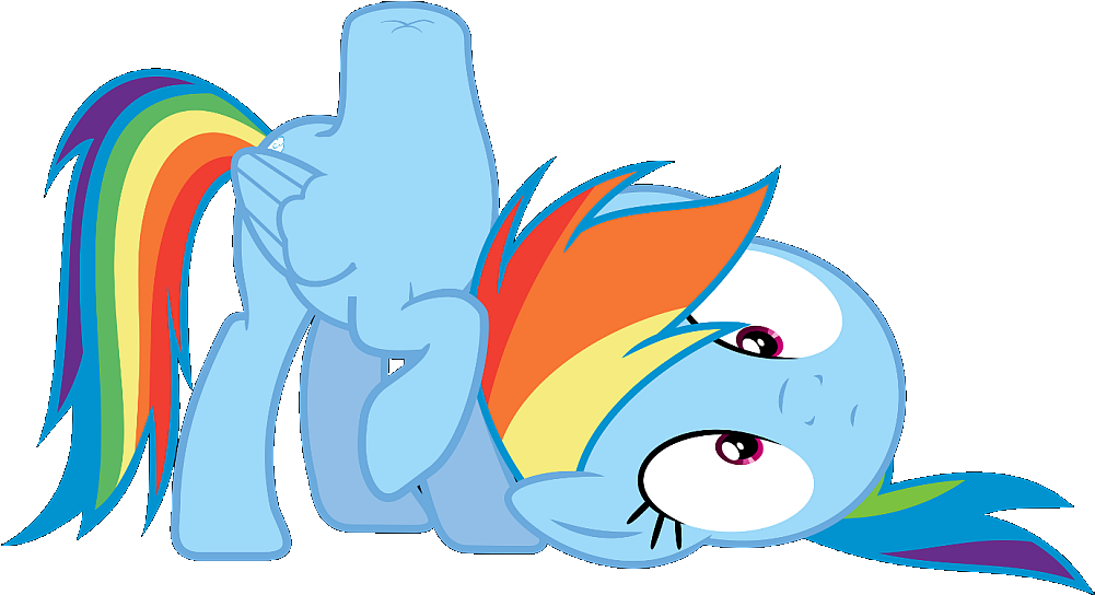Artist Needed, Headless, Modular, Rainbow Dash, Semi-grimdark, - Cartoon Clipart (1000x1000), Png Download