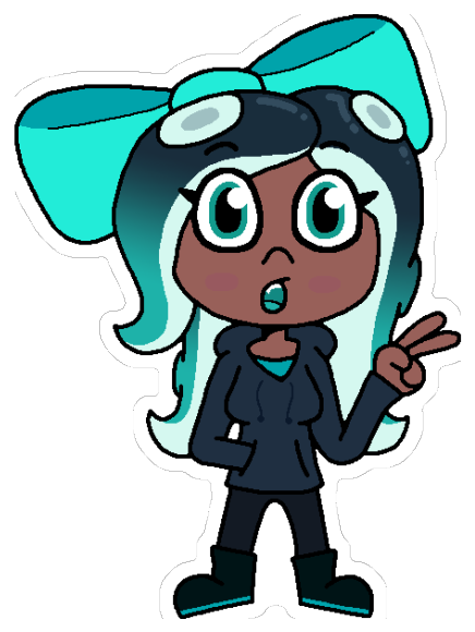 Splatoon Splatoon 2 Friends Oc Amanda Ocks Amanda My - Cartoon Clipart (500x625), Png Download