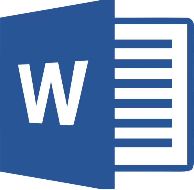 How To Transform A Table Into Chart In Microsoft Word - Microsoft Word Logo Jpg Clipart (672x660), Png Download