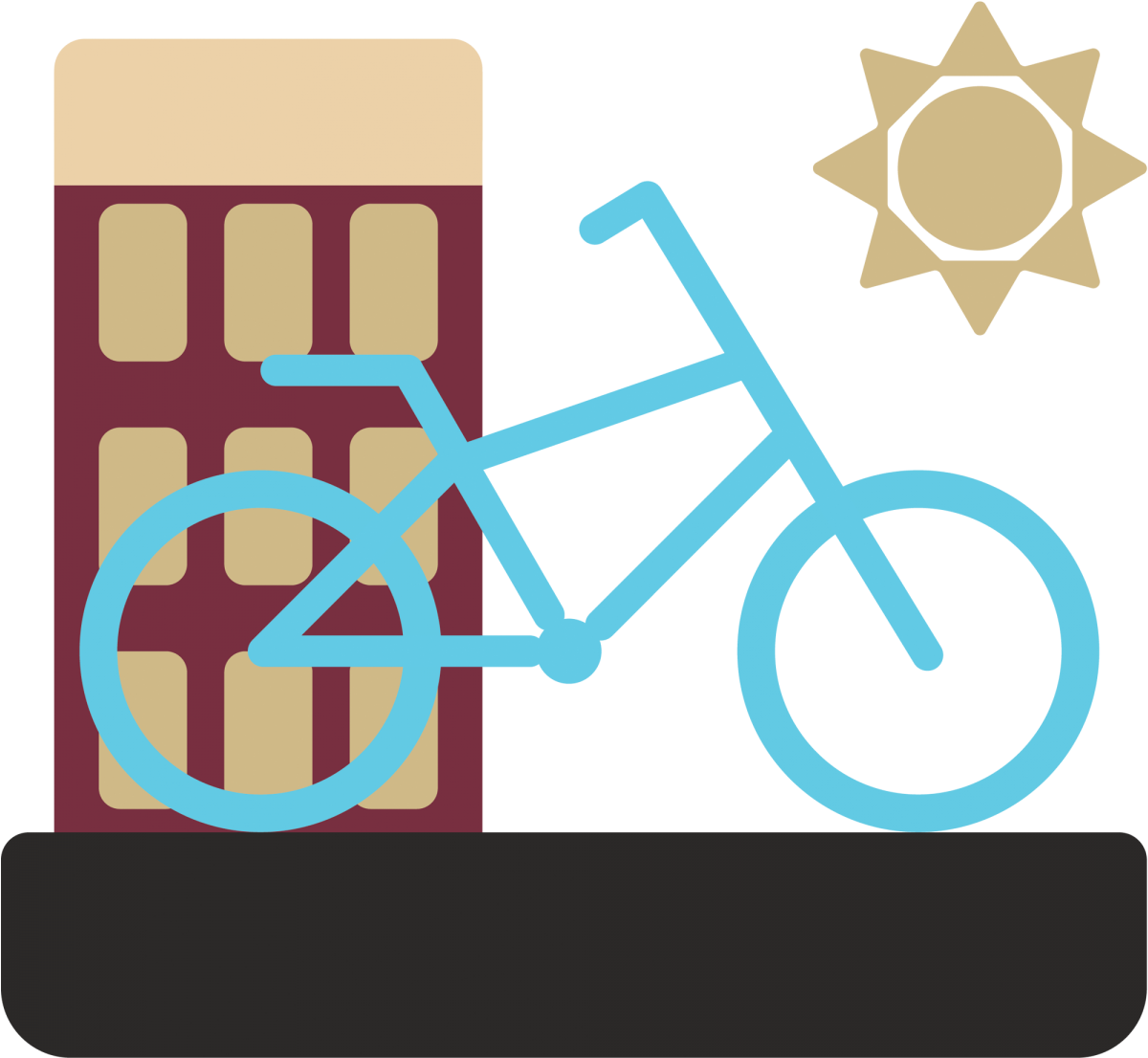 Bicycles Clipart (1200x1200), Png Download