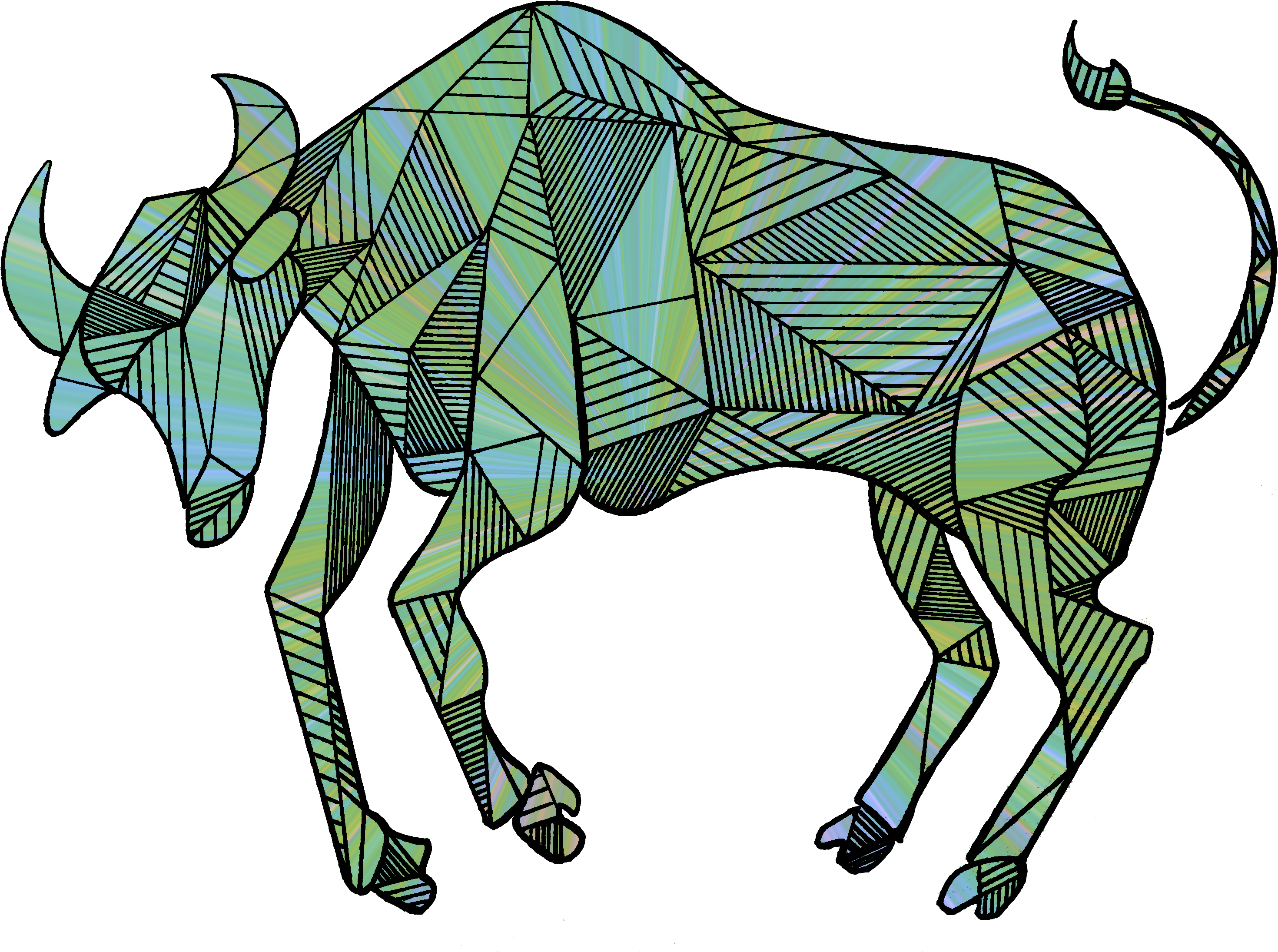 Taurus - T-shirt Clipart (3008x2241), Png Download