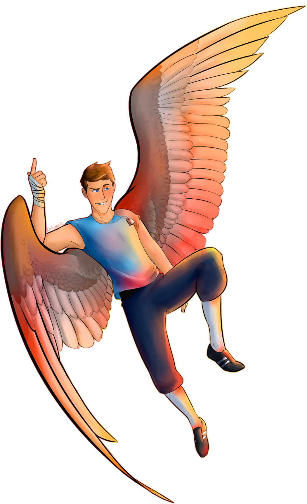 “somebody Take Luminosity Layers Away From Me - Wing Fortress 2 Au Clipart (1280x1783), Png Download