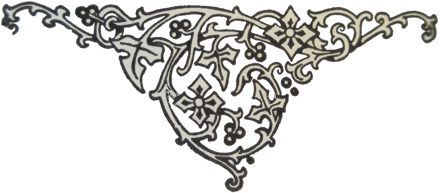 Vintage Printers Ornament Free Png Image Clipart (1474x647), Png Download