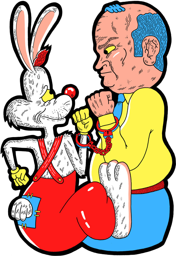 Who Framed Roger Rabbit Sun Clipart - Roger Rabbit - Png Download (670x947), Png Download