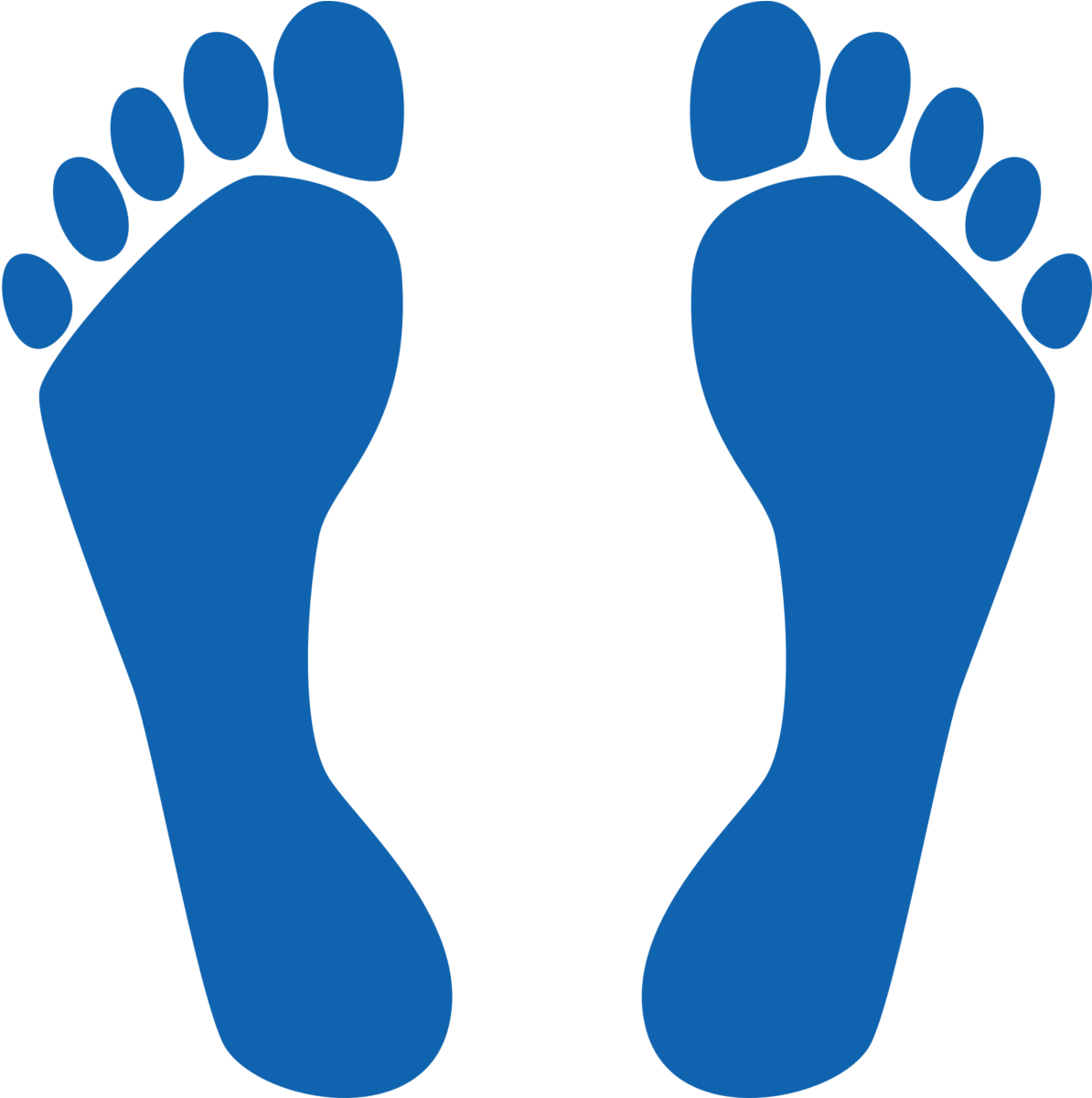 Reflexology - Laxmi Foot Print Vector Clipart - Full Size Clipart