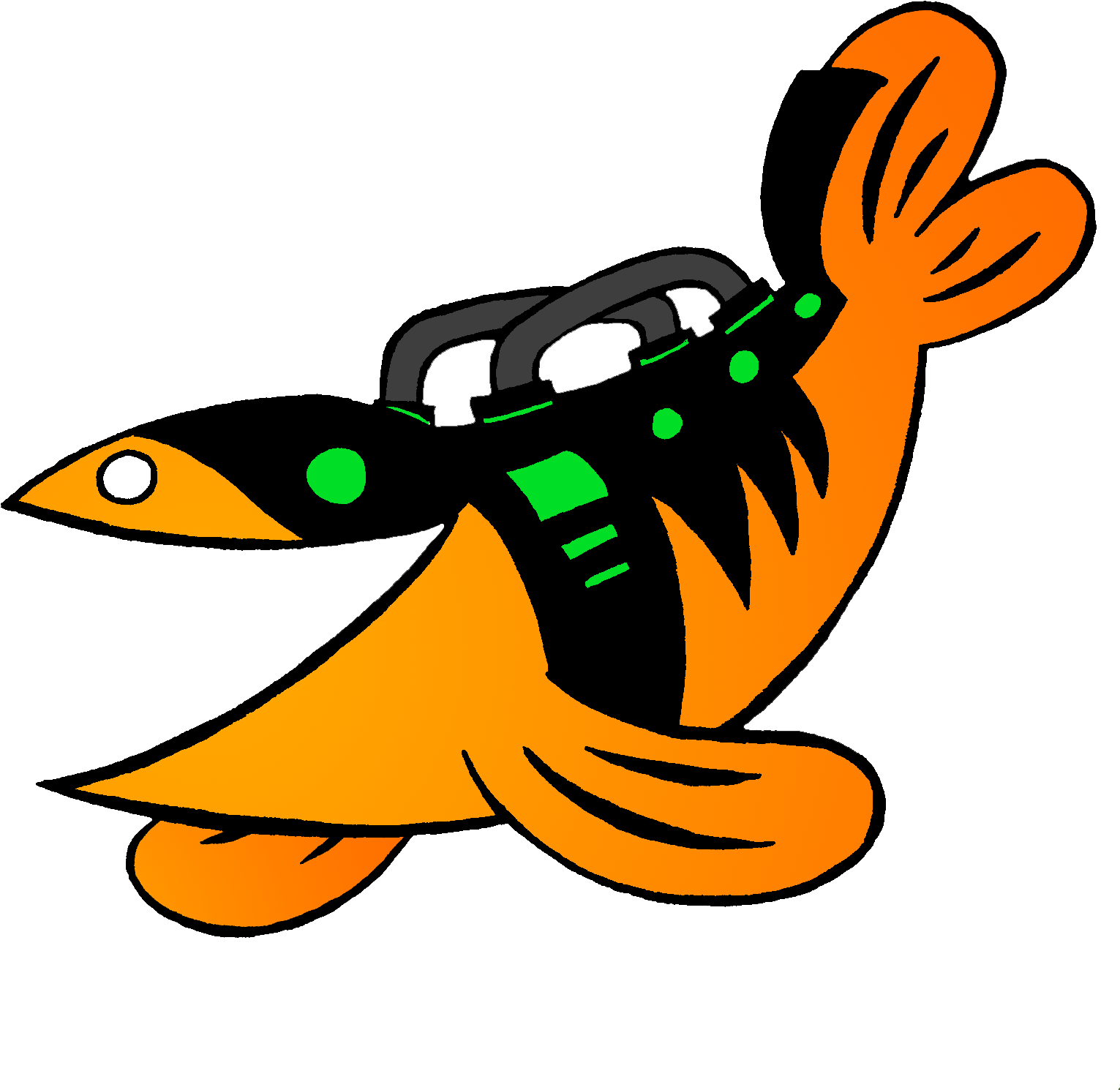 Old Fishmas Designs Clipart (1586x1537), Png Download