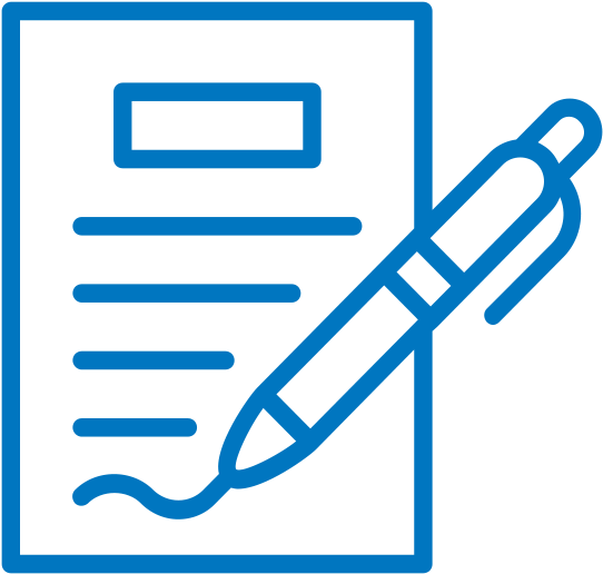 Apply Now - Paper And Pencil Outline Clipart (600x600), Png Download