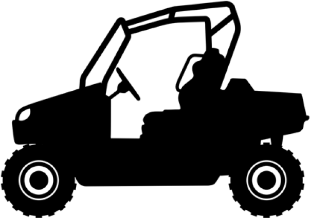 Utv Black And White Clipart - Png Download (640x480), Png Download