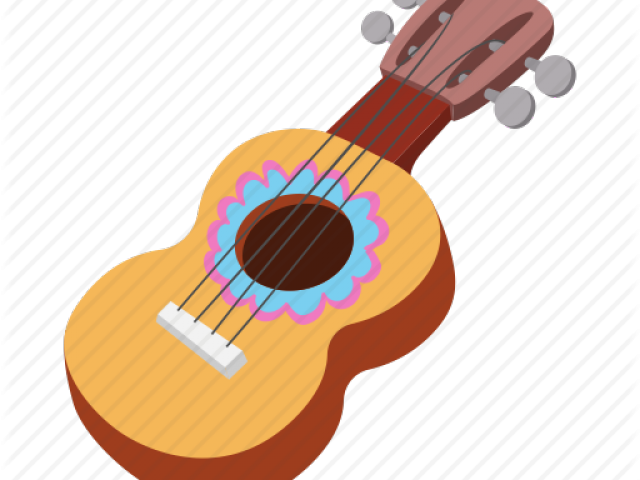 Ukulele Clipart Mexican Guitar - Mexican Guitar Cartoon - Png Download (640x480), Png Download