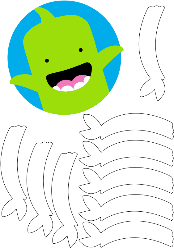 He Preparado Otra Versión Con Todas Las Cintas En Blanco, - Classdojo Clipart (572x810), Png Download