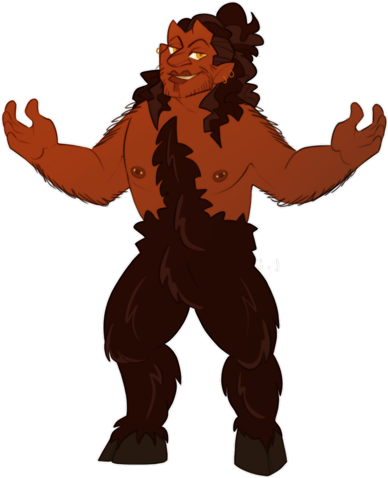 Some Satyr Varric It Was Kind Of Nice To Draw In My - Cartoon Clipart (844x1000), Png Download