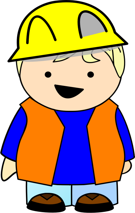 Medium Image - Kid Construccion Clipart (454x719), Png Download