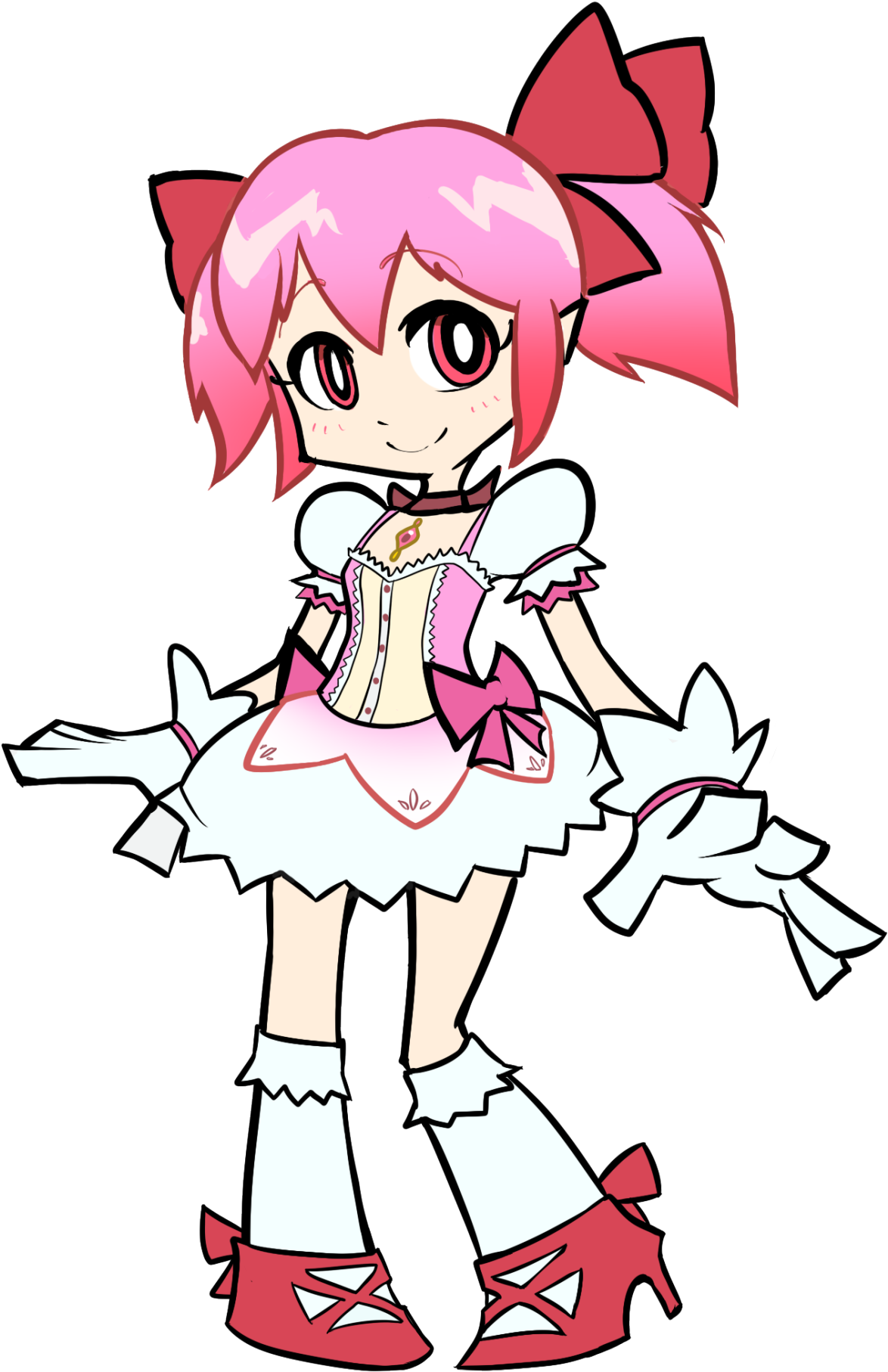 My Art Puella Magi Madoka Magica Madoka Mami Madoka - Puella Magi Madoka Magica Clipart (1266x1920), Png Download