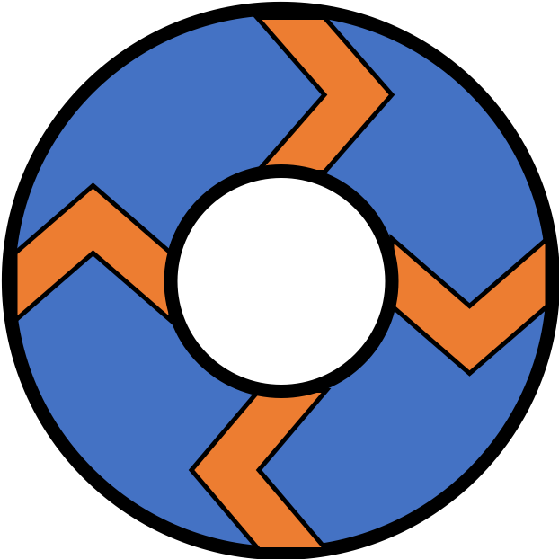 Commuter App Logo - Circle Clipart (622x622), Png Download