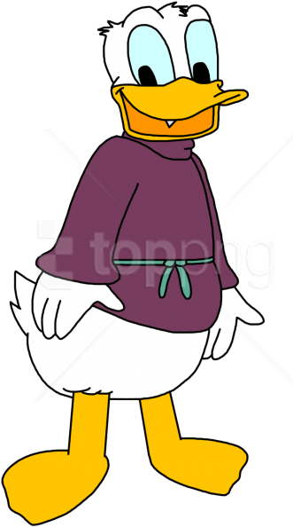 Download Donald Duck Clipart Png Photo - Donald Duck Purple Png Transparent Png (480x652), Png Download