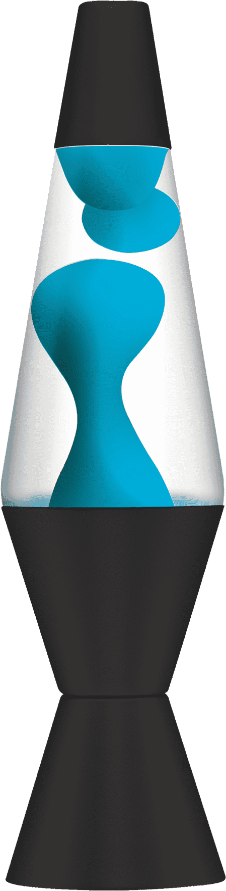 Neon Blue Lava Lamp Lava Lamp - Black Base Lava Lamp Clipart (1500x2000), Png Download