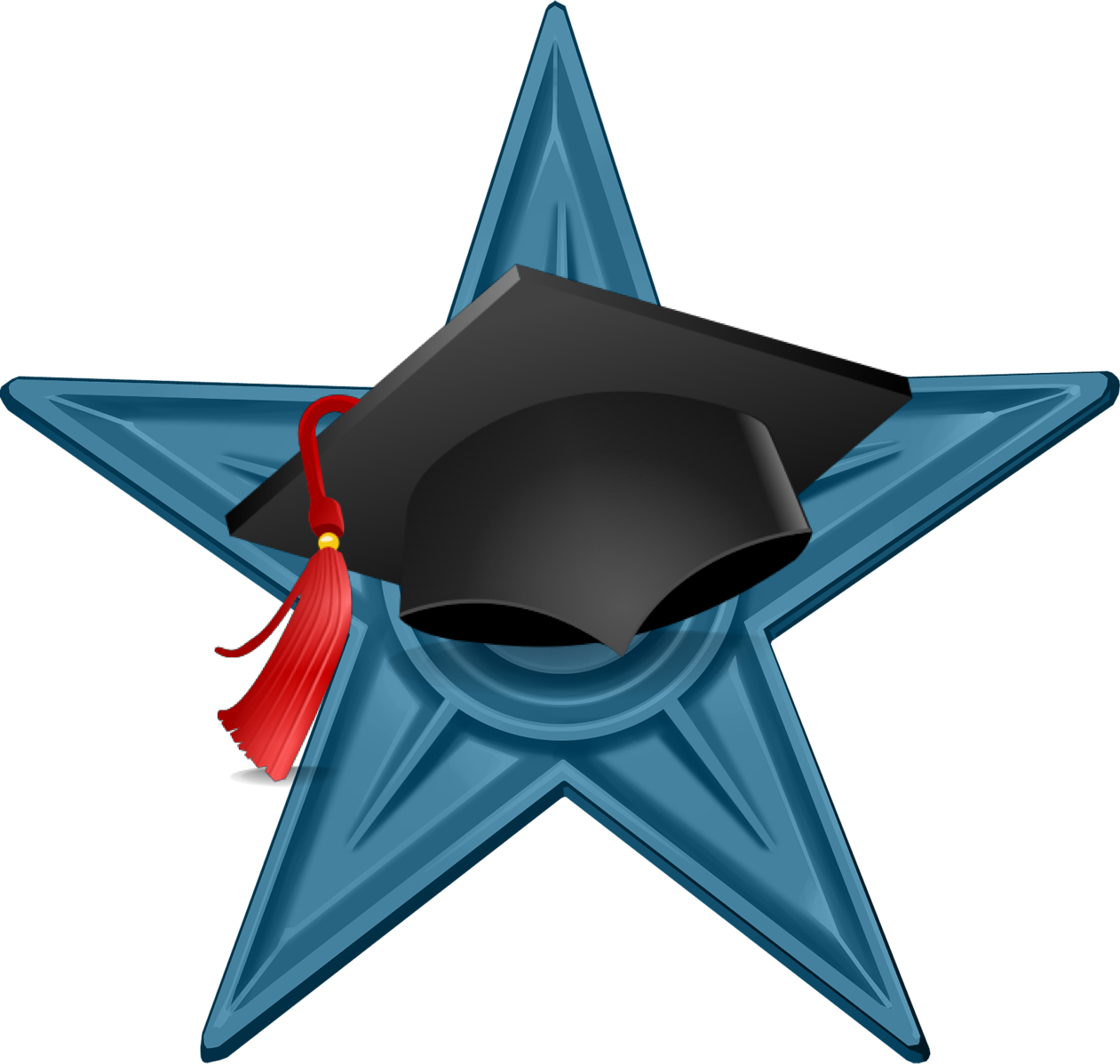 Scholarly Barnstar - Video Game Clipart (1261x1198), Png Download