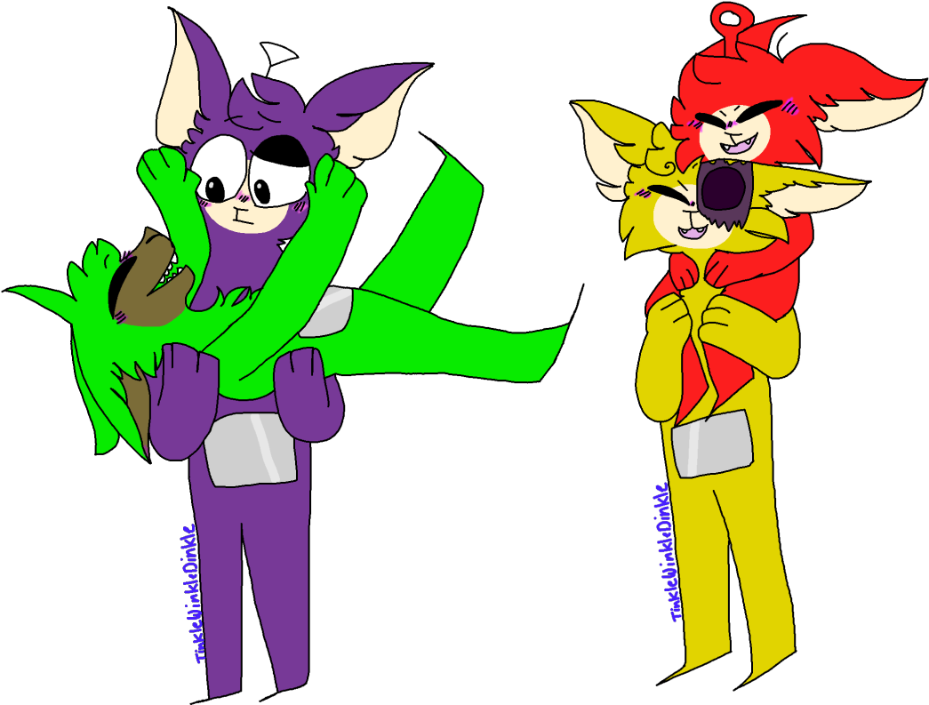 Image - Tinky Winky X Dipsy Clipart (1280x878), Png Download