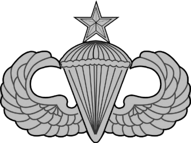 Symmetry Clipart Jumps - August 16 National Airborne Day - Png Download (640x480), Png Download