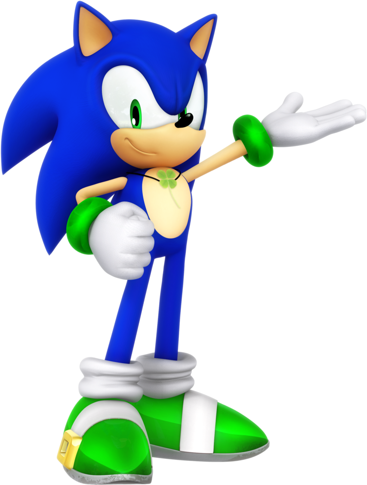 Sonic St Patricks Day Render By Nibroc Rock-db2lv87 Clipart (1024x1024), Png Download