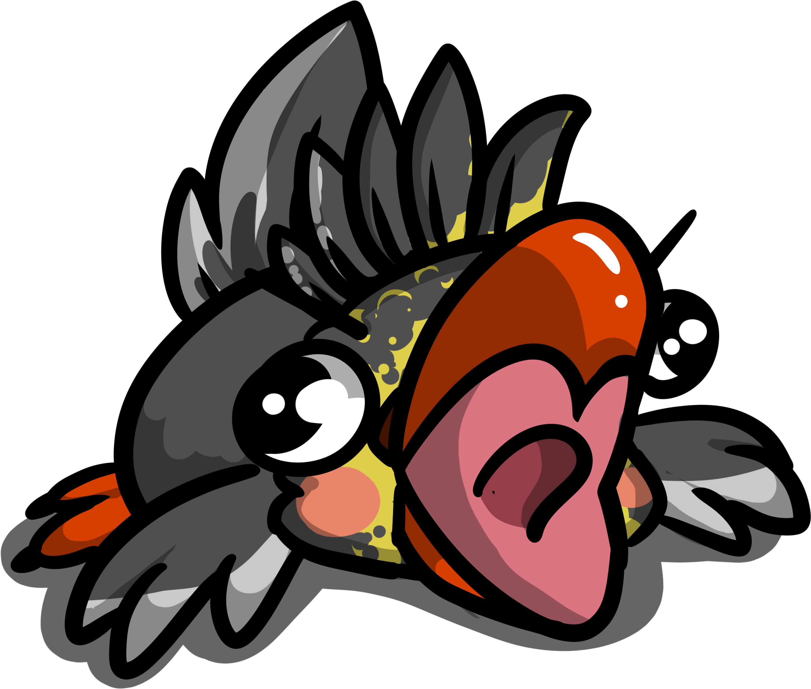 Cockatielfemaleshirt - Lutino Cockatiel Clipart (4093x3000), Png Download