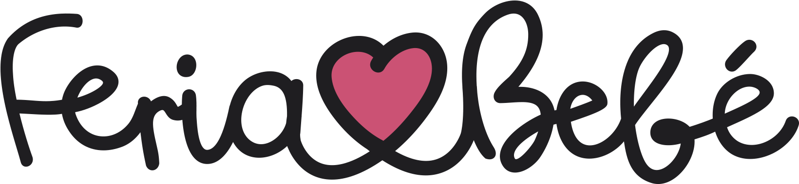 Feria Bebé - Heart Clipart (1772x463), Png Download