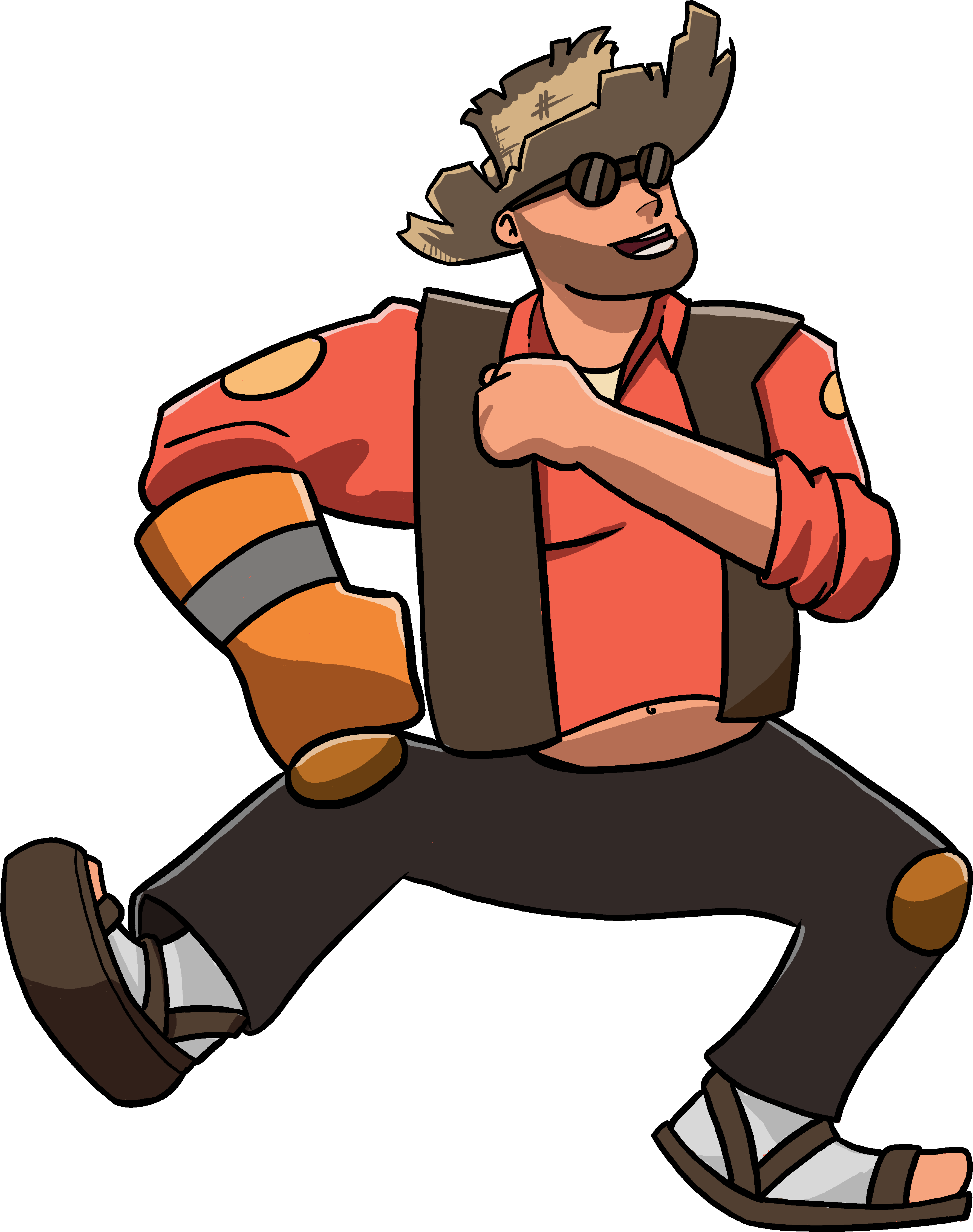 H O W D Y - Cartoon Clipart (4500x5400), Png Download