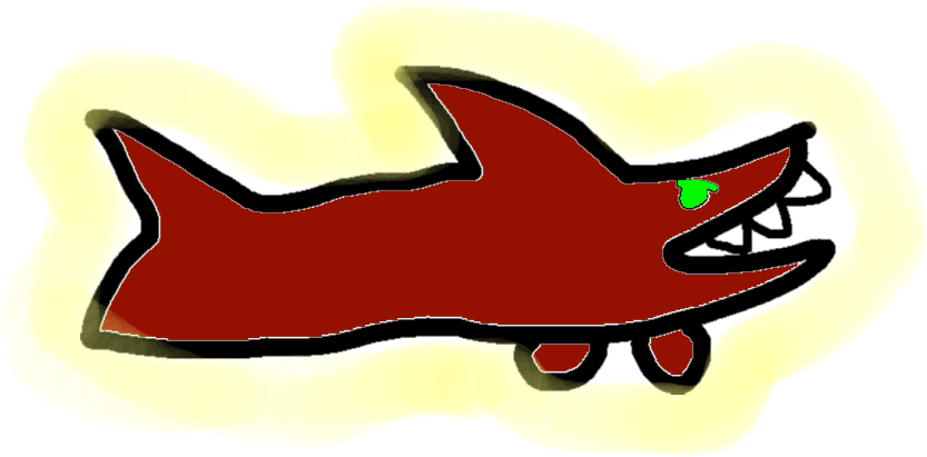 Shark71 - ☄ - Emblem Clipart (833x411), Png Download