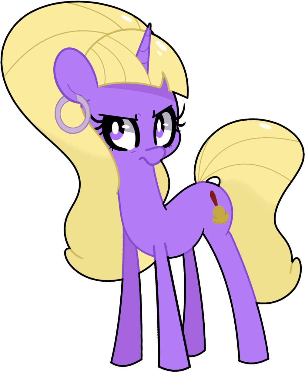 Pony Dipper Pines Purple Mammal Cartoon Pink Vertebrate - Mlp Gravity Falls Pacifica Clipart (1280x1280), Png Download