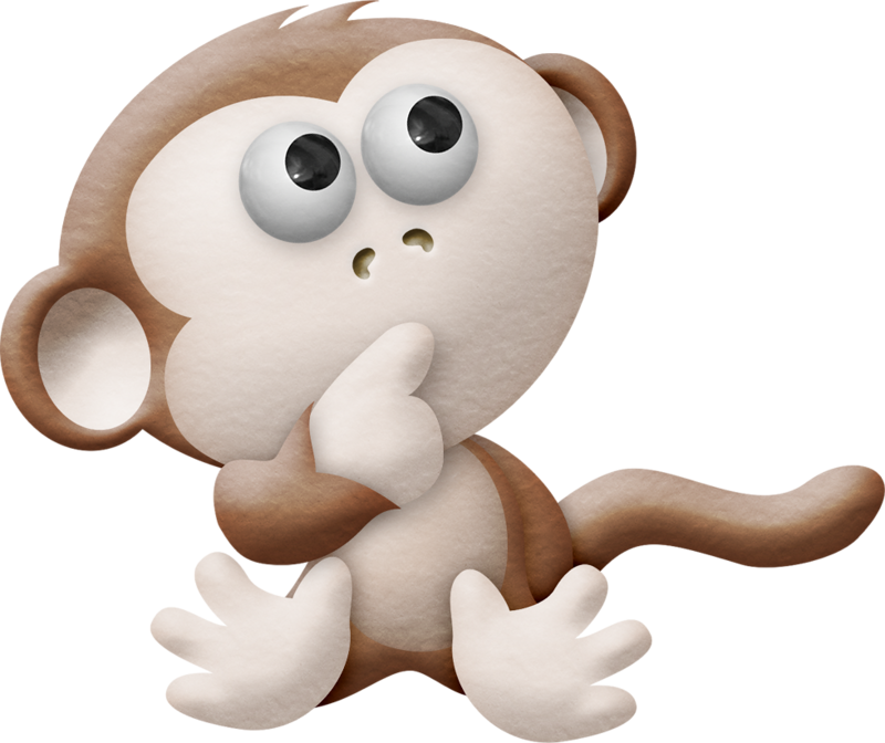 Фотки Monkey Illustration, Jungle Art, Little Monkeys, - Cartoon Clipart (800x672), Png Download