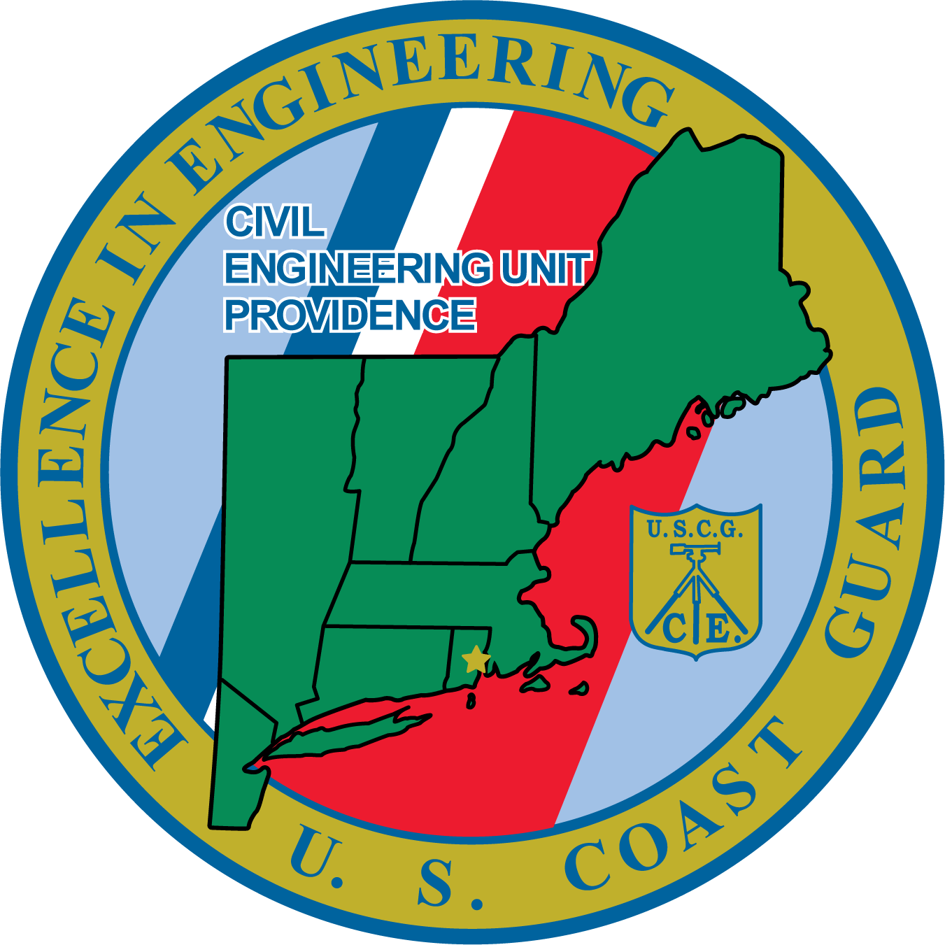Uscg Civil Engineering Unit, Providence - San Isidro San Roque Academy Clipart (1351x1351), Png Download