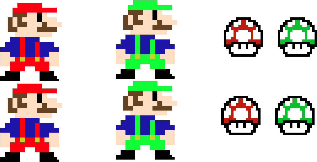 Mario/luigi And The Mirror Escape Clipart (1450x720), Png Download